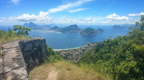 Stunning views from Forte Duque de Caxias in Leme. photo