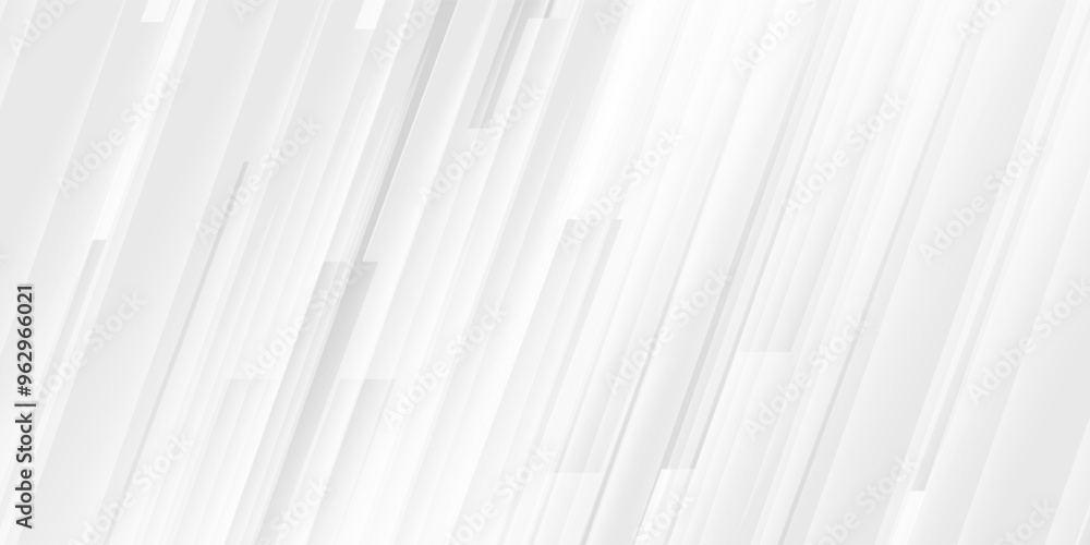 Obraz premium Abstract Modern Stripes Lines White and Gray Vector Background