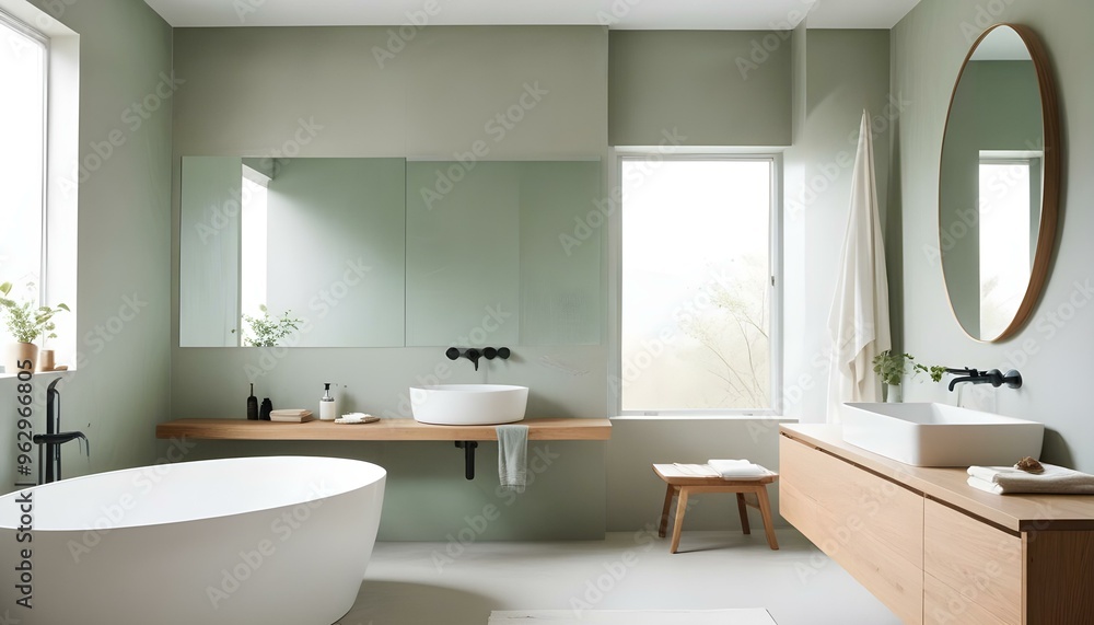 Photo interior modern design room 3d illustration Photo interior modern design room 3d illustration