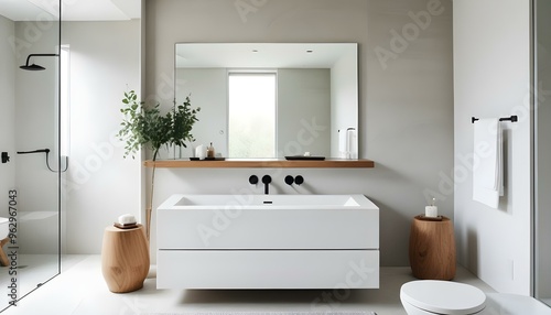 Wallpaper Mural Photo interior modern design room 3d illustration Torontodigital.ca