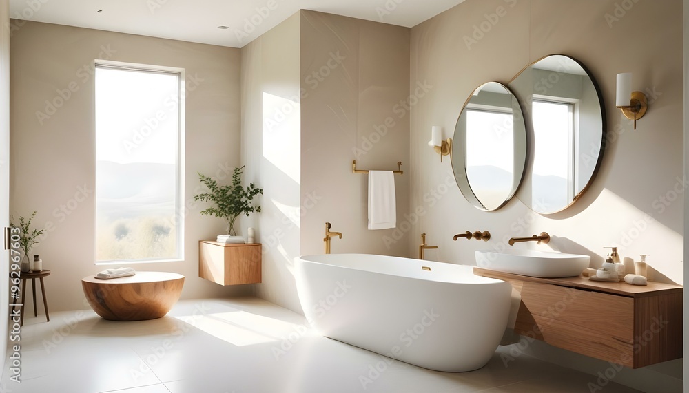 Photo interior modern design room 3d illustration Photo interior modern design room 3d illustration