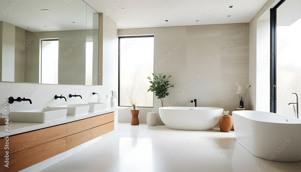 Photo interior modern design room 3d illustration Photo interior modern design room 3d illustration