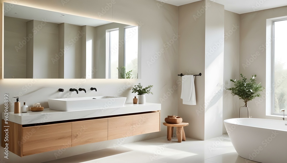 Photo interior modern design room 3d illustration Photo interior modern design room 3d illustration