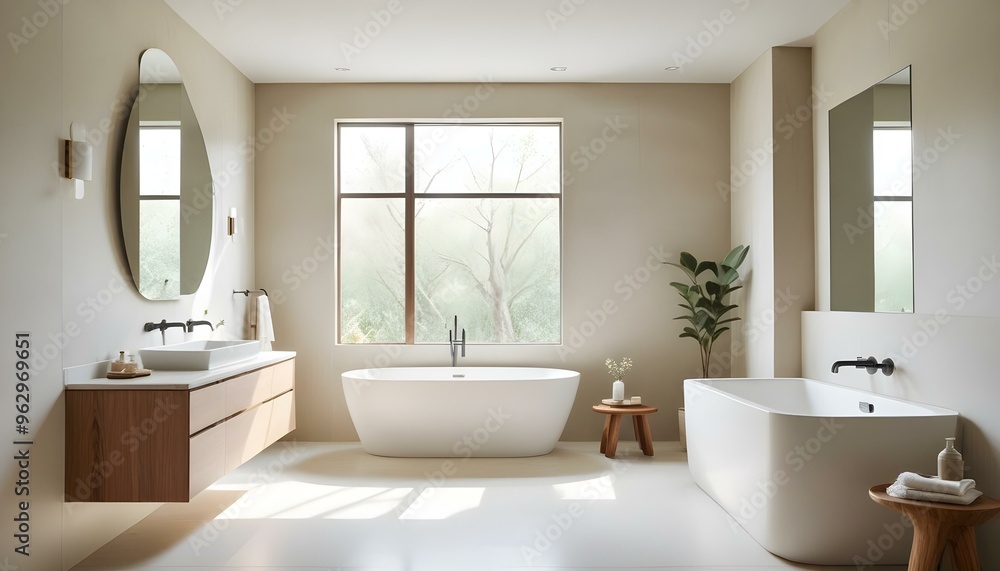 Photo interior modern design room 3d illustration Photo interior modern design room 3d illustration