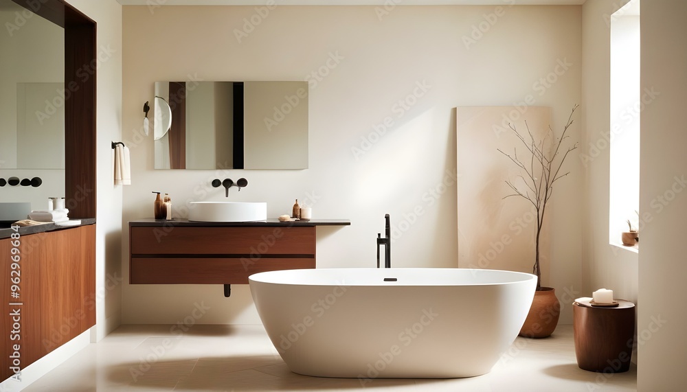 Photo interior modern design room 3d illustration Photo interior modern design room 3d illustration