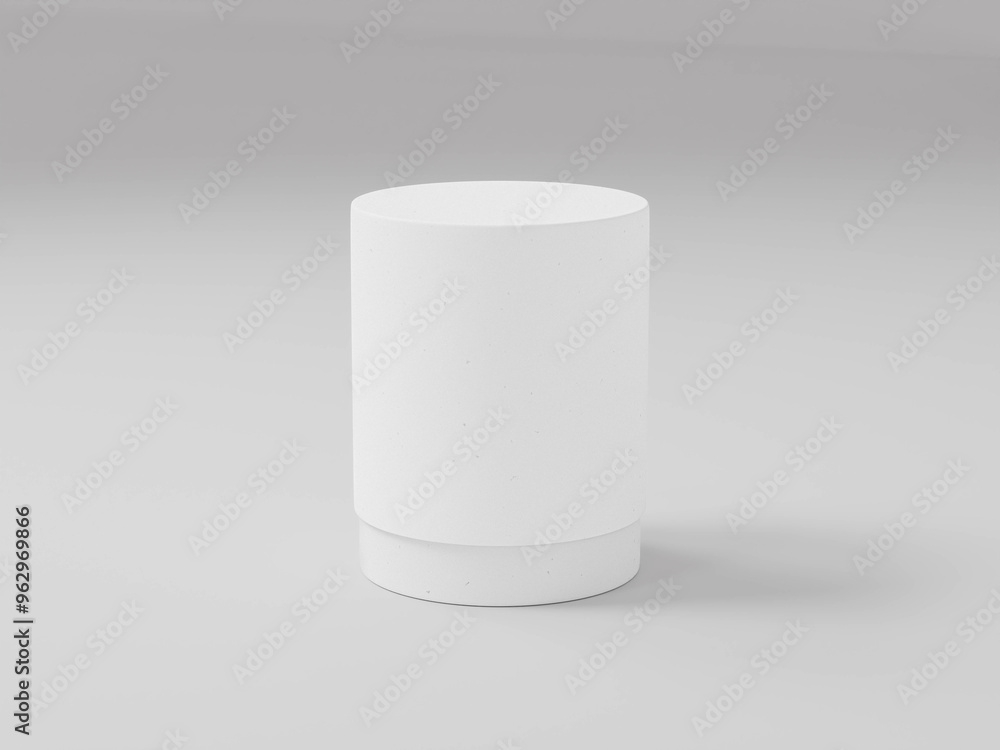 cylindrical shape box mockup, white cylinder packaging container mockup, front view of round paper tube packaging mockup, tall tube storage product design mockup template, close sleeve tube packaging cylindrical shape box mockup, white cylinder packaging container mockup, front view of round paper tube packaging mockup, tall tube storage product design mockup template, close sleeve tube packaging