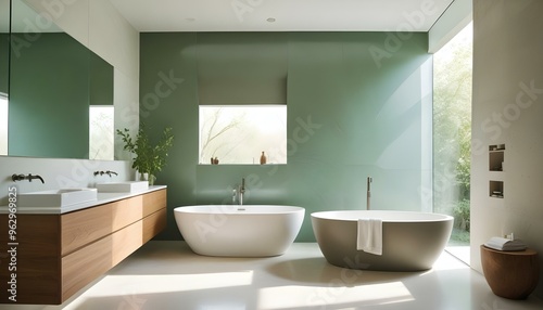 Photo interior modern design room 3d illustration