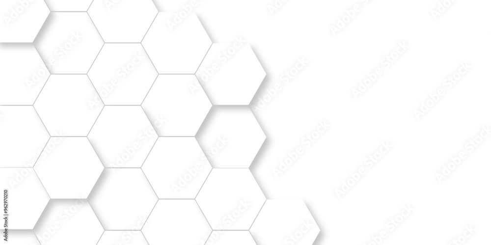 Abstract 3d white hexagon realistic mesh cell honeycomb texture. geometric white grid emboss hexagonal background. luxury white pattern. Abstract 3d white hexagon realistic mesh cell honeycomb texture. geometric white grid emboss hexagonal background. luxury white pattern.