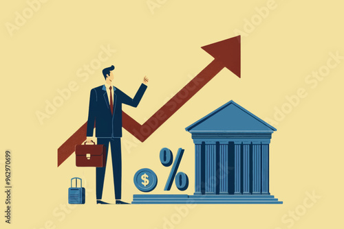 The increase in bank interest rates was marked by presentations and magnificent bank buildings