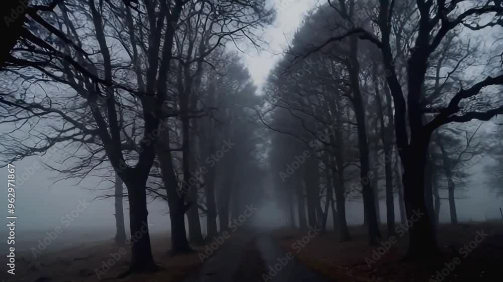 fog in the forest fog in the forest