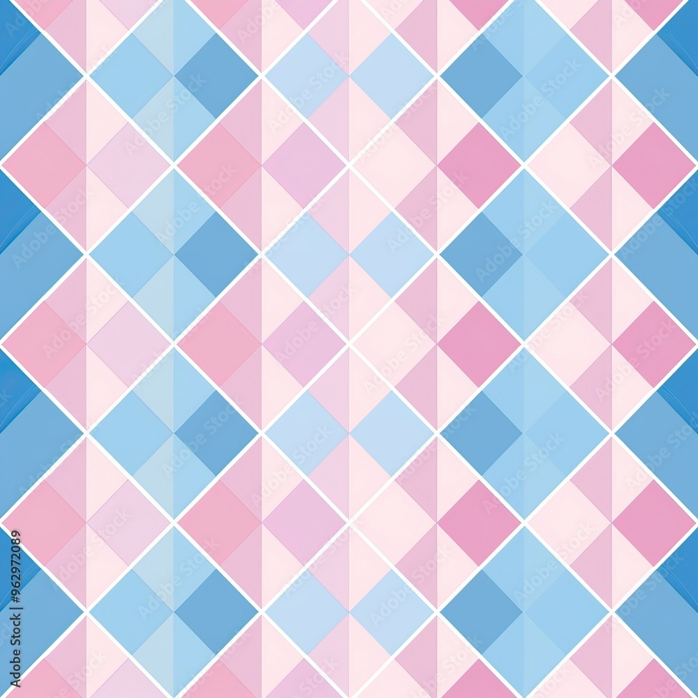 Pink and blue geometric pattern Pink and blue geometric pattern