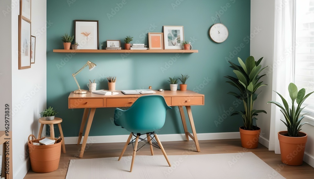 Photo interior modern design room 3d illustration Photo interior modern design room 3d illustration