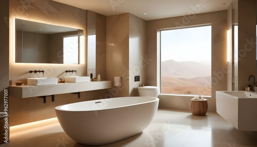 Photo interior modern design room 3d illustration