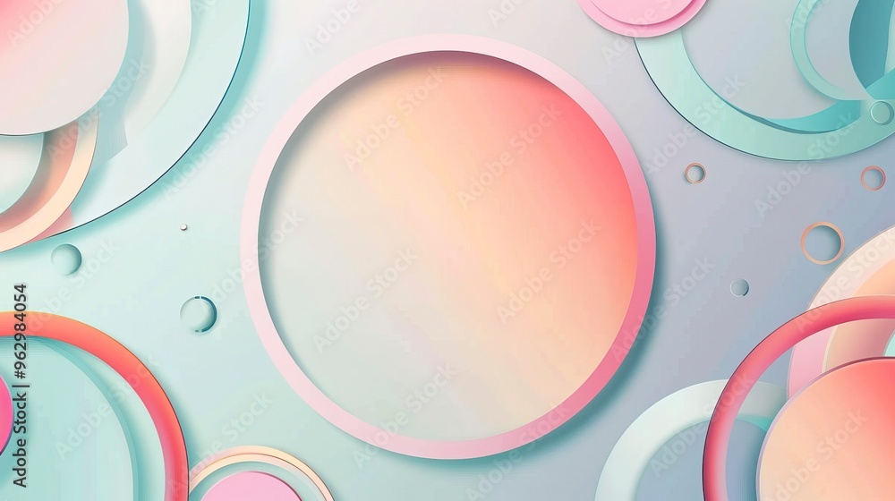 Round frame simple template background Round frame simple template background