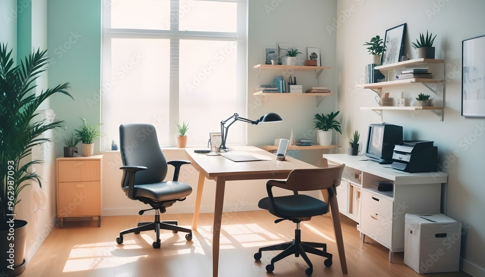 Photo interior modern design room 3d illustration Photo interior modern design room 3d illustration