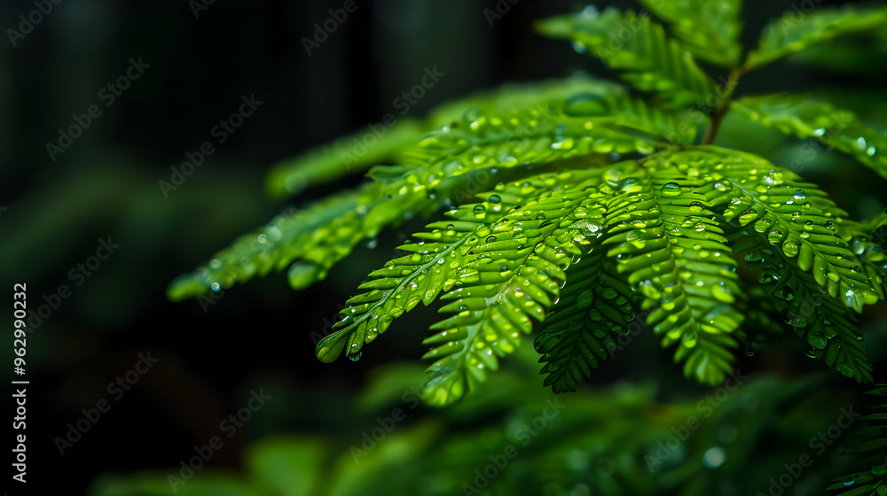 Fototapeta premium fern leaf in the forest
