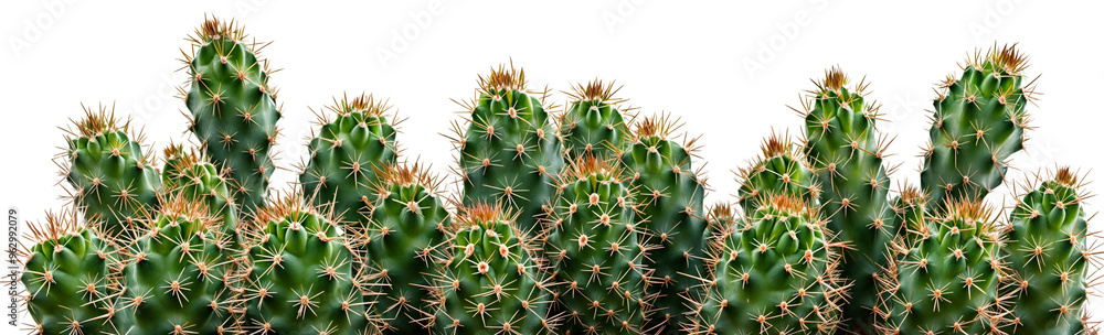 Close-up of green spiky cactus plants with sharp thorns in desert landscape – perfect for nature themes, botanical illustrations, gardening, and succulent plant photography Close-up of green spiky cactus plants with sharp thorns in desert landscape – perfect for nature themes, botanical illustrations, gardening, and succulent plant photography