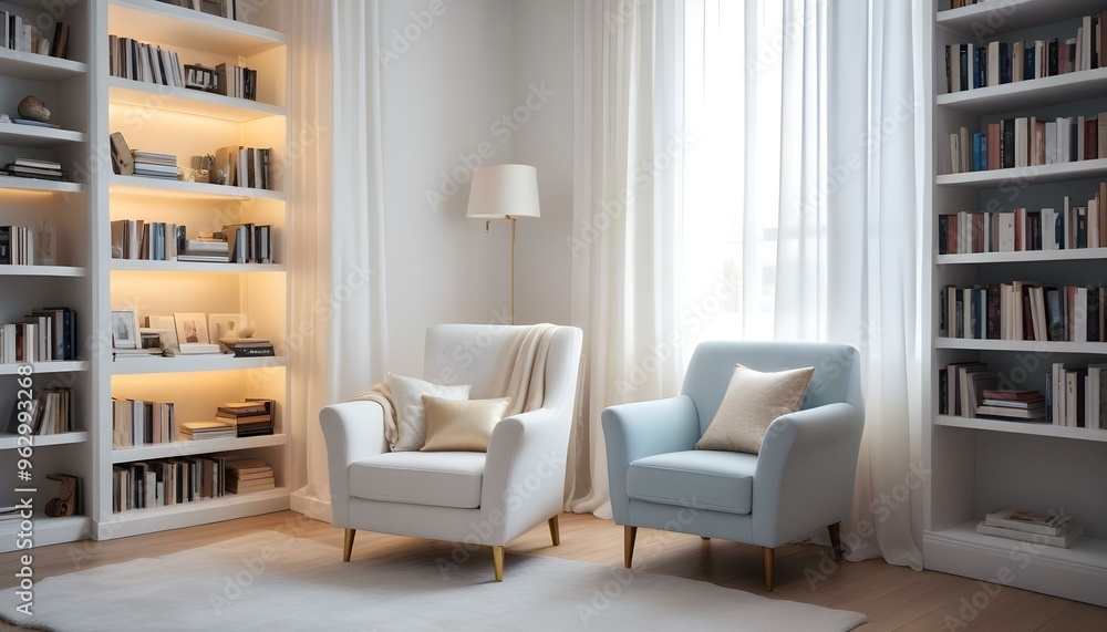 Photo interior modern design room 3d illustration Photo interior modern design room 3d illustration