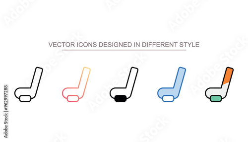 Canvas Print Hockey icon design with white background stock illustration