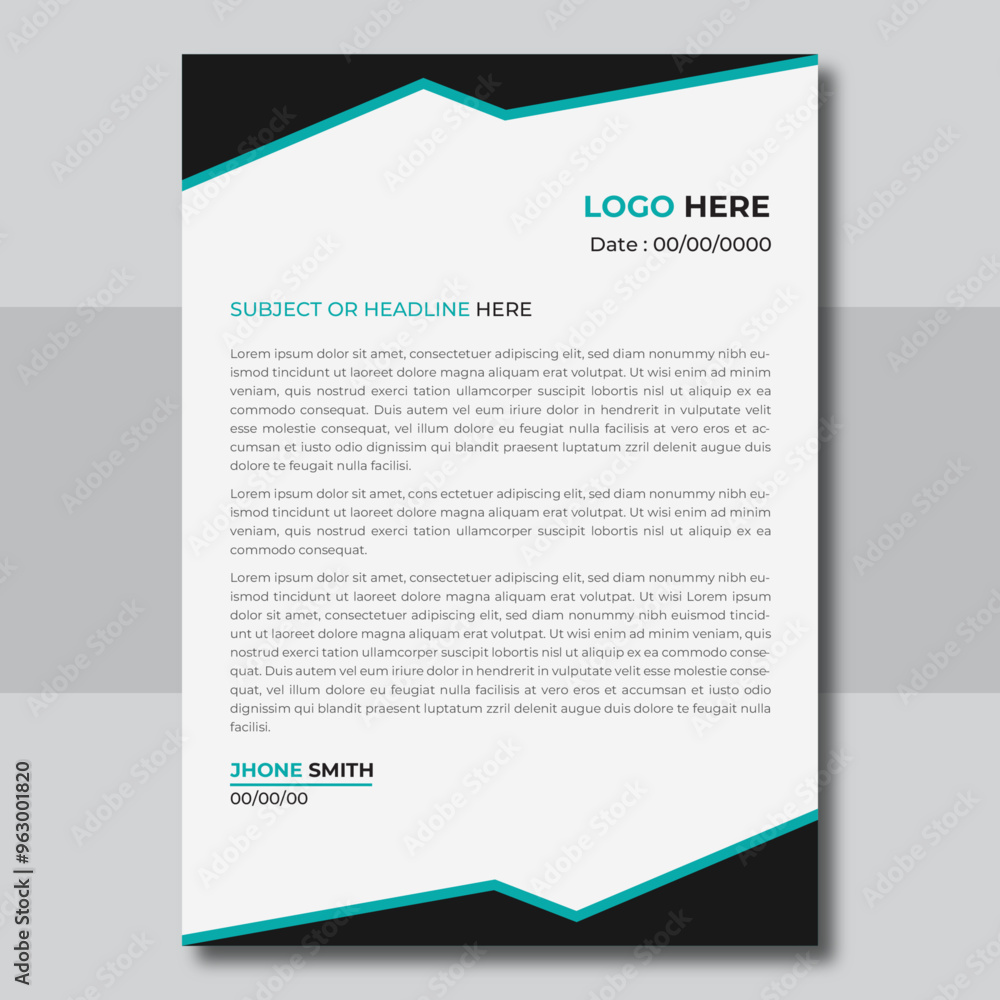business corporate letterhead design template
business corporate letterhead design template
