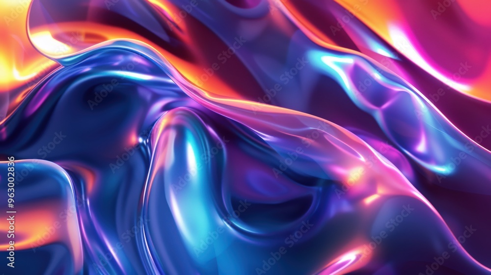 Vibrant abstract background showcasing a gradient of neon colors, creating an energetic and dynamic visual effect. Vibrant abstract background showcasing a gradient of neon colors, creating an energetic and dynamic visual effect.