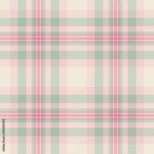 Thin background textile tartan, overlay pattern fabric plaid. Retail vector check texture seamless in light and white colors.