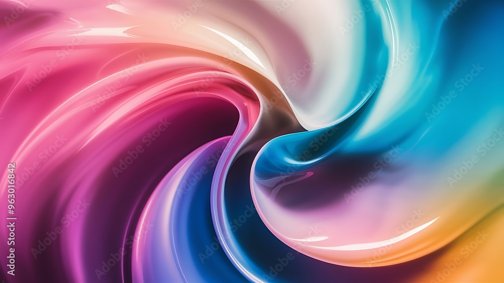 Fototapeta premium Abstract light background wallpaper colorful gradient blurry soft smooth motion bright shine