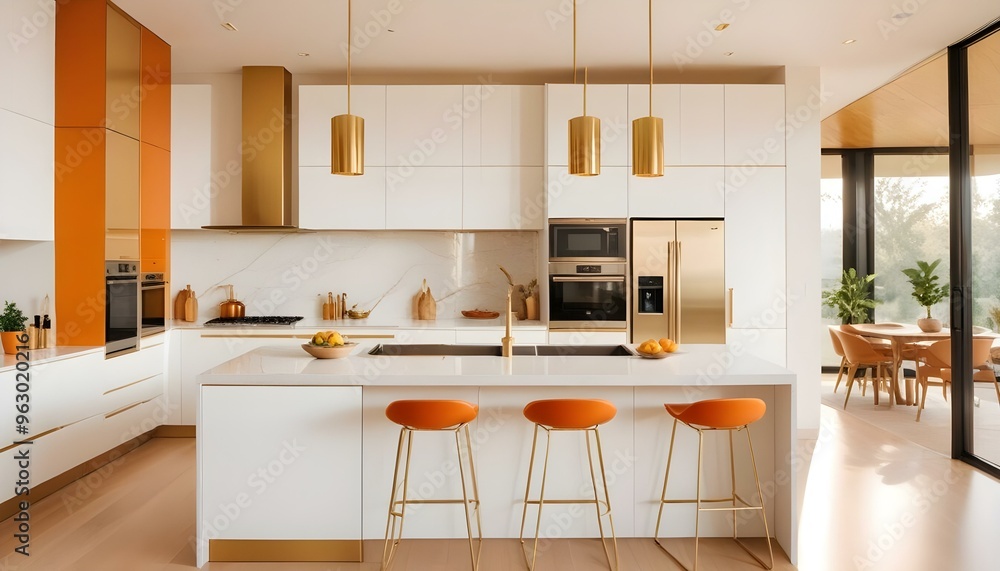 Photo interior modern design room 3d illustration Photo interior modern design room 3d illustration