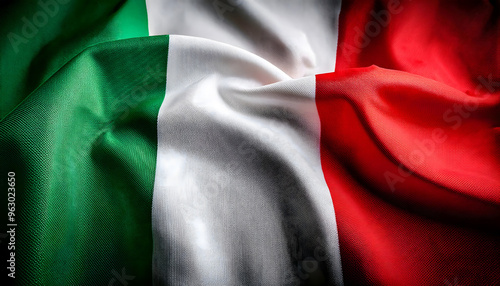 The Italian tricolor flag