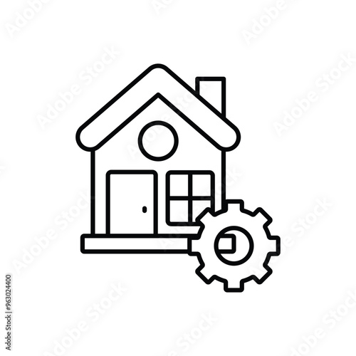 Property Management vector icon ready to use for apps and websites