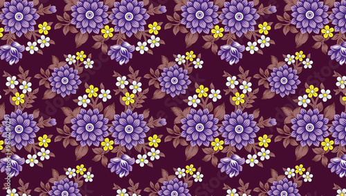 floral illustration pattern and art work.
