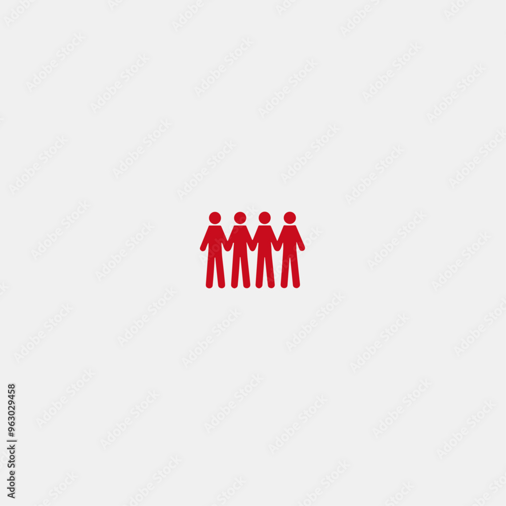 People icon logo flat vector design People icon logo flat vector design