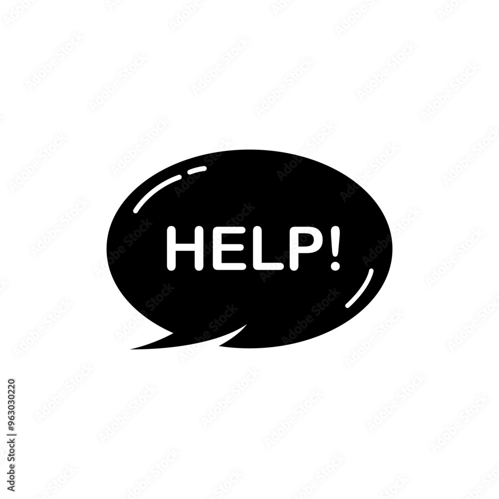 Help icon isolated on white background Help icon isolated on white background