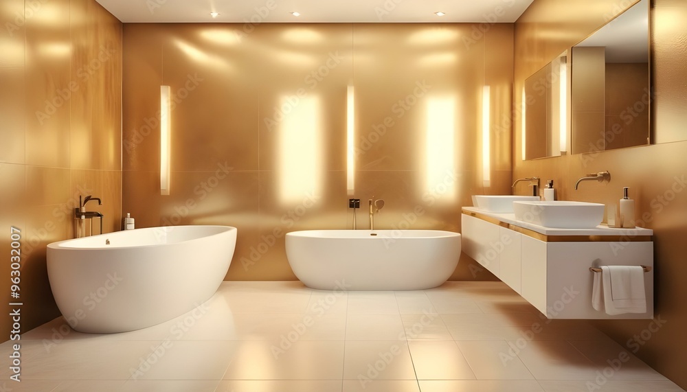 Photo interior modern design room 3d illustration Photo interior modern design room 3d illustration