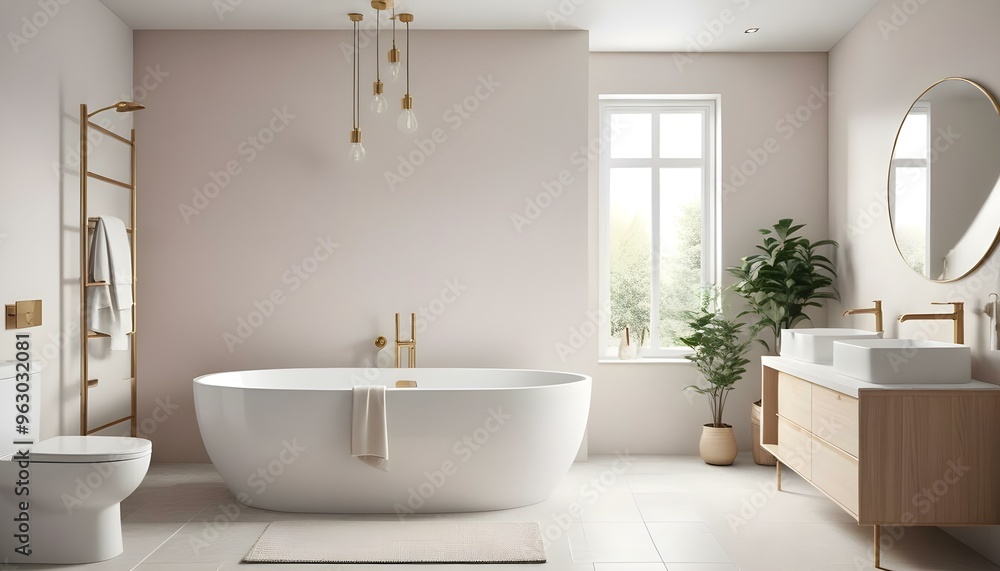 Photo interior modern design room 3d illustration Photo interior modern design room 3d illustration