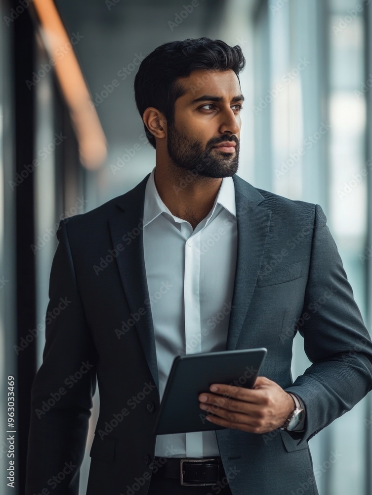 Business Professional in Modern Office Business Professional in Modern Office