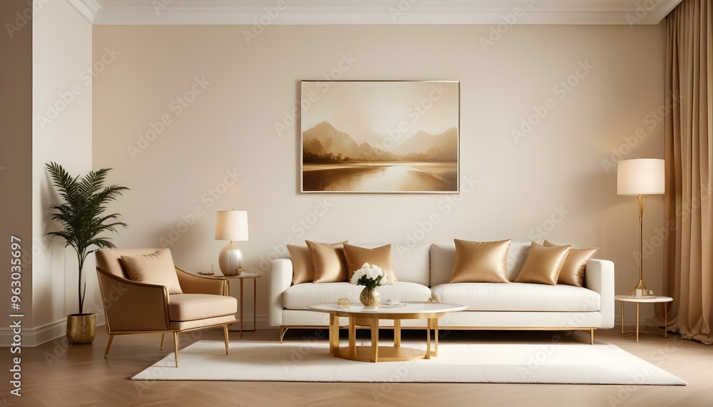 Photo interior modern design room 3d illustration Photo interior modern design room 3d illustration