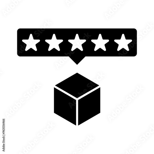 Rating icon,,flat style design