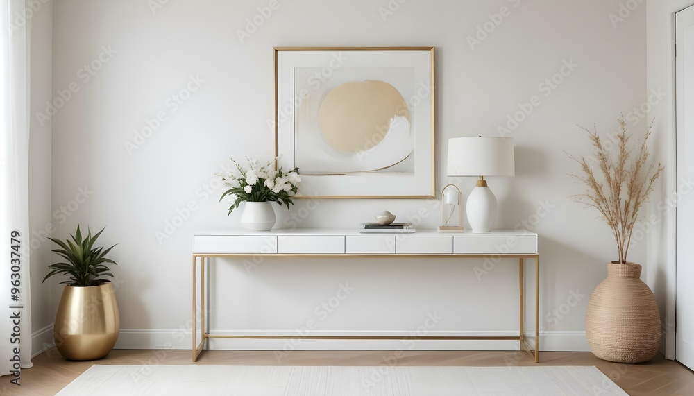 Photo interior modern design room 3d illustration Photo interior modern design room 3d illustration