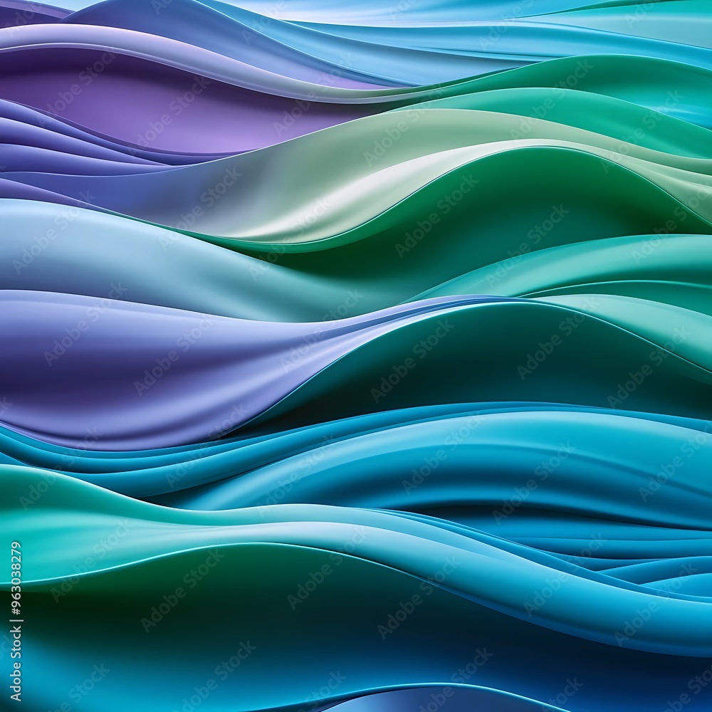 Fototapeta premium Abstract background with smooth lines and waves.