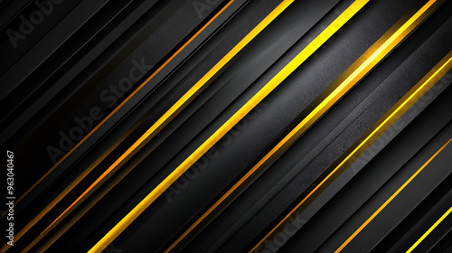 light yellow abstract luxury dark gray elegant modern on gray and black carbon background, Abstract gold lines on a black background ,Graphic concept for your design

