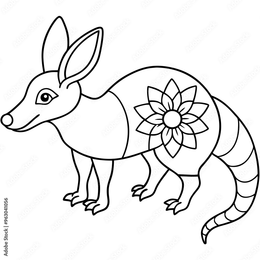Hand drawn animal mandala illustration Hand drawn animal mandala illustration