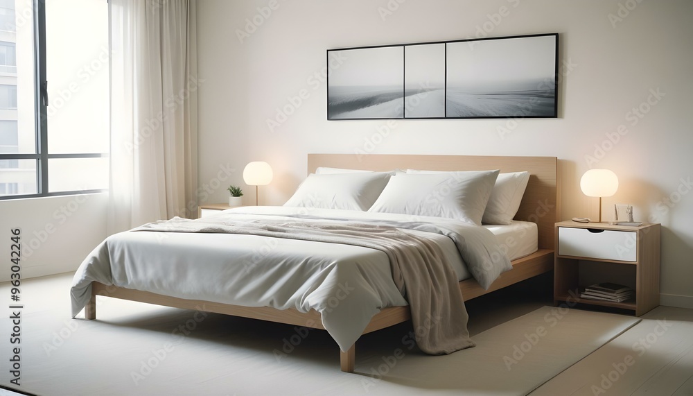 Photo interior modern design room 3d illustration Photo interior modern design room 3d illustration