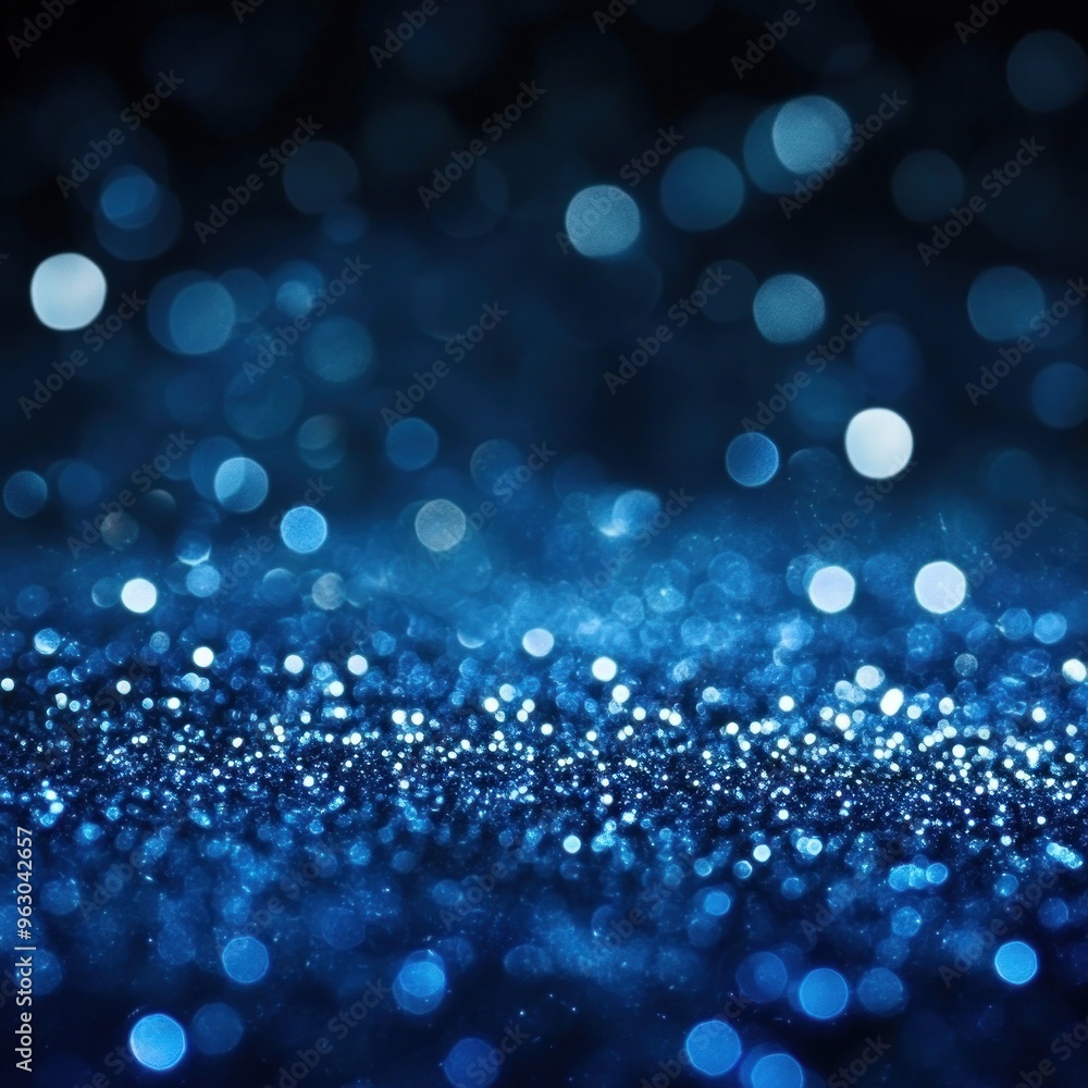 Abstract Blue Glitter Background Abstract Blue Glitter Background