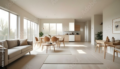 Photo interior modern design room 3d illustration