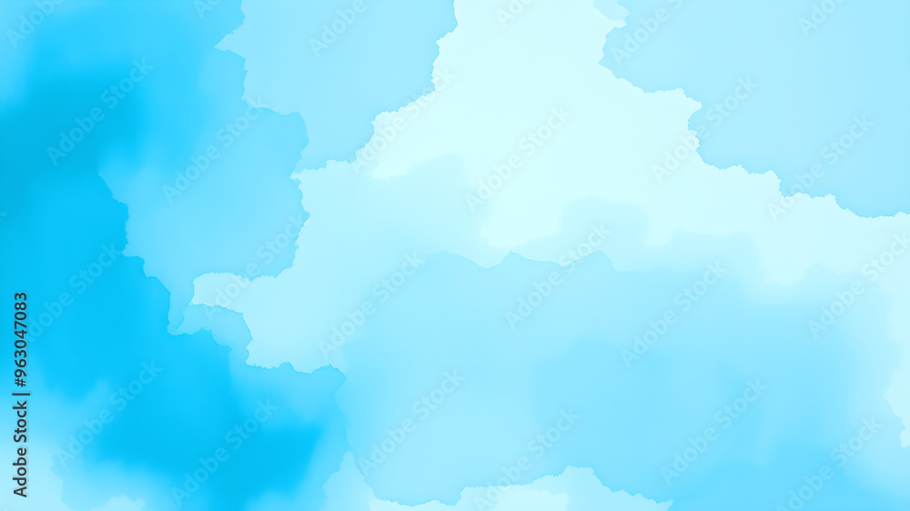 Abstract Watercolor Washes Background in Blue and Green Abstract Watercolor Washes Background in Blue and Green
