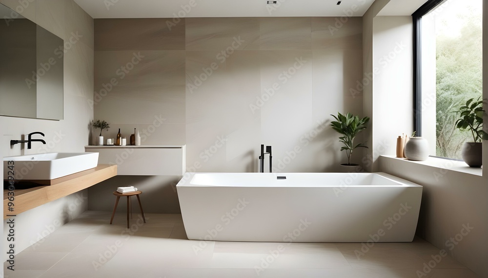 Photo interior modern design room 3d illustration Photo interior modern design room 3d illustration