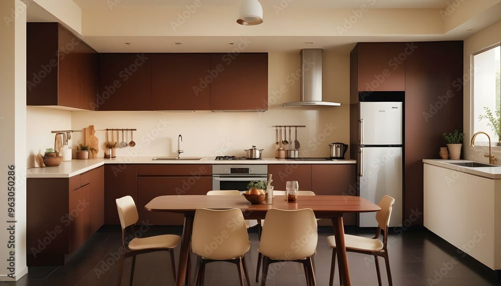 Fototapeta premium Photo interior modern design room 3d illustration