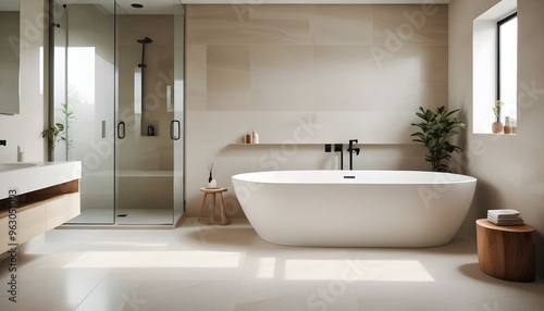 Wallpaper Mural Photo interior modern design room 3d illustration Torontodigital.ca