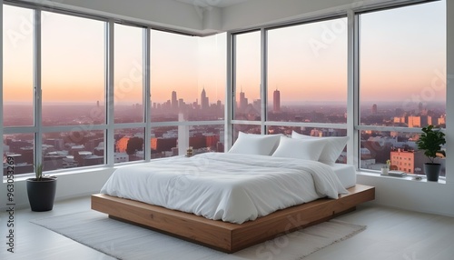 Photo interior modern design room 3d illustration